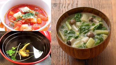 お味噌汁、お吸い物、スープに!
