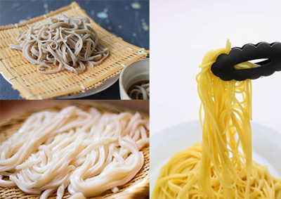 麺類のゆで水に!